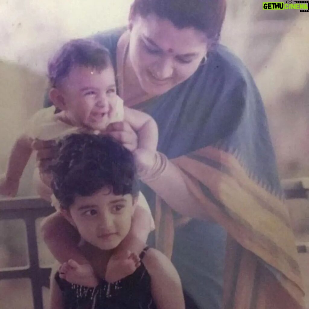 Kushboo Instagram - My bommai. My joy. My world. You are all of 21 today. I just can't believe it. I would like to remember you as my bommai in my arms, looking into my eyes, smiling mischievously, waiting to bite my nose and than laugh again. From someone who would hold my finger to walk, today, you hold my hand firmly to make sure i dont fall, you have grown up into such a fine young lady. You are my pride. But remember, you will be my bommai even after you turn 75. Love you pattu kutti. Happpppppppppyyyyyy birthday beta. ♥️♥️♥️🥰🥰🥰🫶🫶🫶💕💕💕💕😘😘😘 #happybirthday @anisundar_