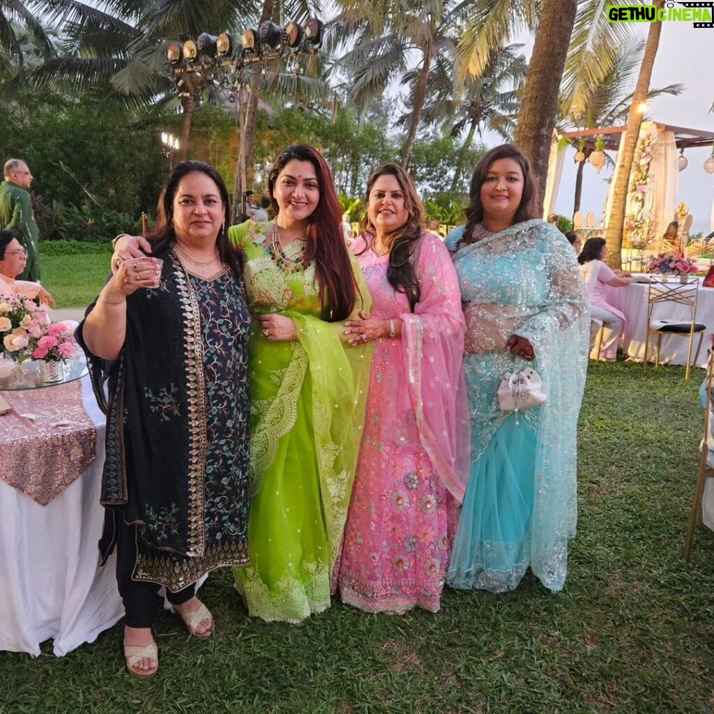 Kushboo Instagram - Wedding celebrations in Goa!! #Friends #family #Goa #sunshinecoast