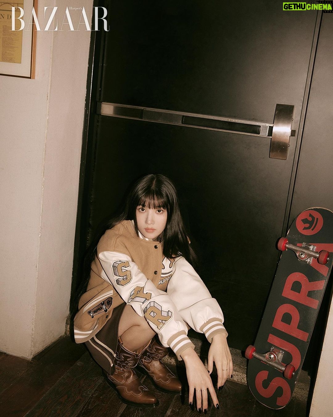 Kwon Eun-bi Instagram - @harpersbazaarkorea @supra_korea