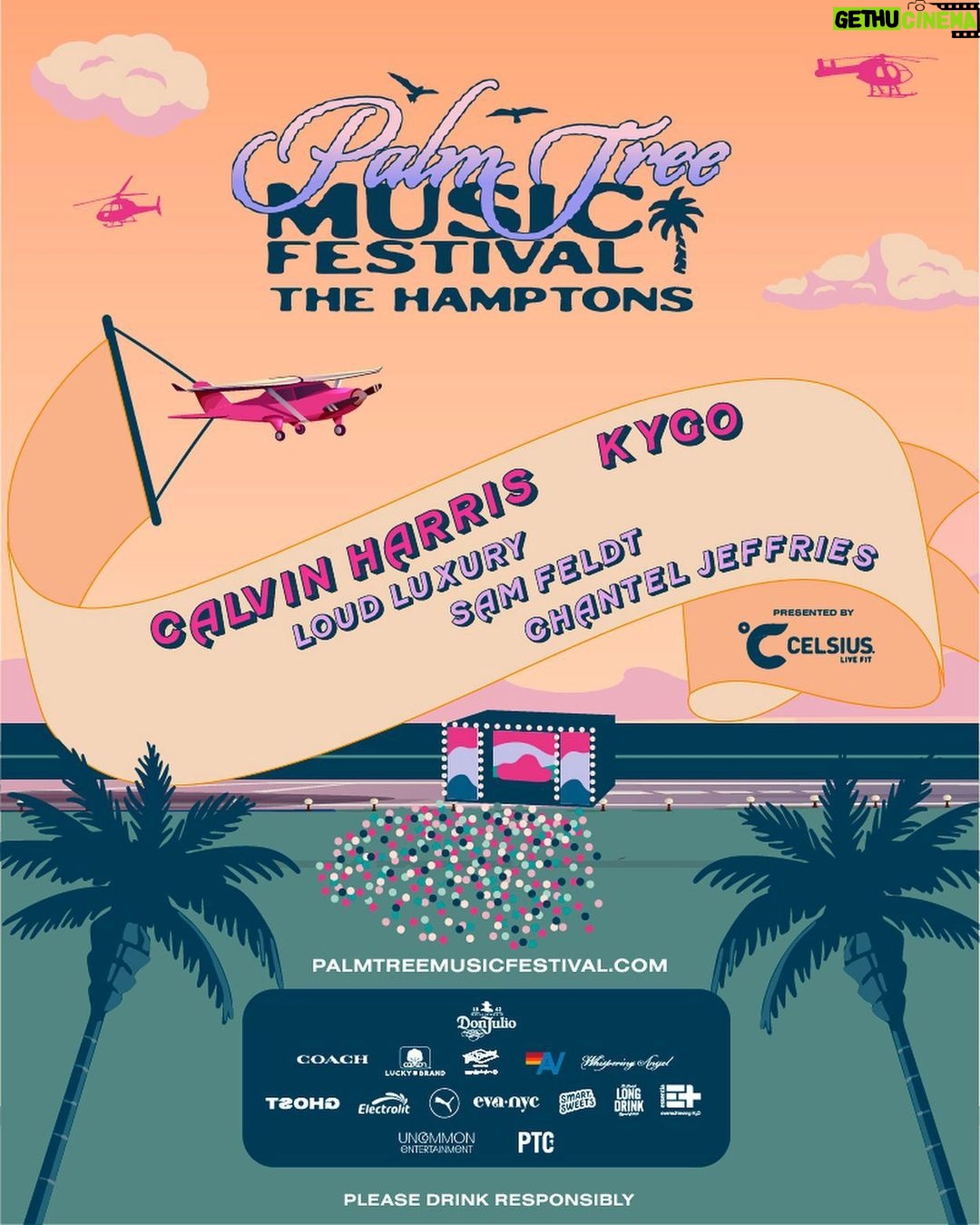 Kygo Instagram - Excited to bring my buddy @calvinharris to our 3rd annual @palmtreefestival Hamptons! 🌴 See you there 🫶🏼 The Hamptons