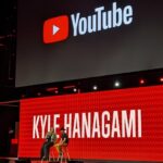 Kyle Hanagami Instagram - It’s so many kids’ dreams to see their name up in lights. I wasn’t one of them. If you don’t know, I have terrible stage fright. I love being behind the scenes and creating art but seeing my name that big wasn’t scary for me this time. It was a reminder to me of how hard I’ve worked, how far I’ve come, and how much further I want to go. Thanks @youtube for everything that you continue to do for me. ❤️ Thank you to my dancers. I got so many compliments on how incredible you all were. ❤️ Thank you for the opportunity @rkyncl @queenbeav and Dice.