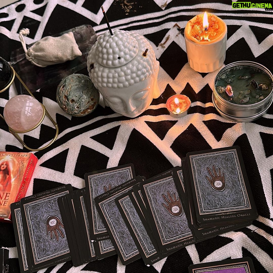 Kylie Padilla Instagram - Always amazed at how accurate the cards speak to me. It is deeply intuitive. So uplifting and divinely guided.