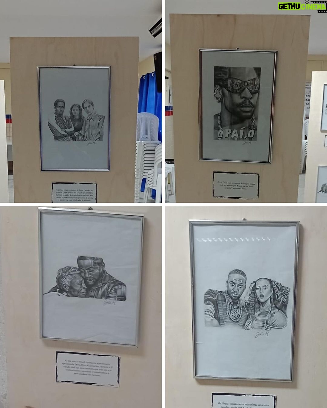 Lázaro Ramos Instagram - Obrigado Escola @eremjosemendesdasilva obrigado professor @adilsomariano e obrigado ao aluno @joaomarcell_ pela criação dessas imagens. Fico muito honrado em ver uma história de luta, aprendizado e trabalho retratado dessa maneira, que possa servir de inspiração para vocês, assim como vocês me inspiraram com o seu gesto. Muito obrigado. Que o ano de 2024 vocês se sintam mais e mais motivados a paixão pelo saber. ❤️