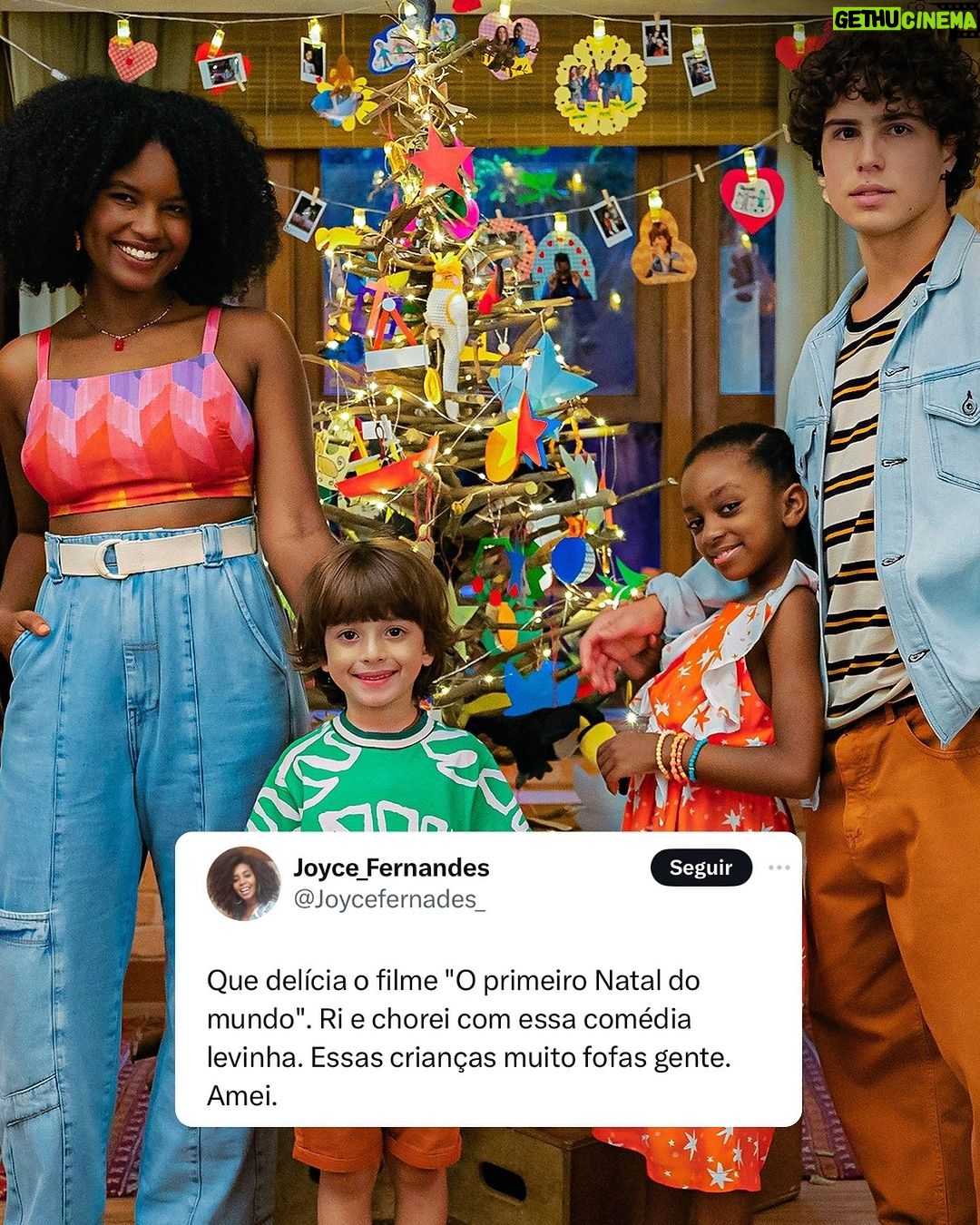 Lázaro Ramos Instagram - #OPrimeiroNatalMundo foi recebido assim por vocês, fico muito feliz em ver que um filme de natal 100% brasileiro foi tão bem aceito. Obrigado por tanto afeto e divulgação, o Top 1 desse primeiro fim de semana foi graças a cada um de vocês. E pra quem ainda não assistiu, nosso filme está disponivel no @primevideobr no mundo todooooo! Chique, né?! Mas me conta, qual sua cena favorita? ❤️🎄 No elenco: eu, @ingridguimaraes @fabianakarlareal @igorjansen @yasminlonduik @valengasparoficial @theomatosoficial @cezarmaracuja @rafaelinfante @wilson_rabelo_ Dirigido por: @susanagarciacapri e @gigisoares10