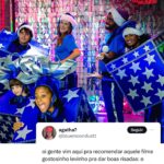 Lázaro Ramos Instagram - #OPrimeiroNatalMundo foi recebido assim por vocês, fico muito feliz em ver que um filme de natal 100% brasileiro foi tão bem aceito. Obrigado por tanto afeto e divulgação, o Top 1 desse primeiro fim de semana foi graças a cada um de vocês. E pra quem ainda não assistiu, nosso filme está disponivel no @primevideobr no mundo todooooo! Chique, né?! Mas me conta, qual sua cena favorita? ❤️🎄 No elenco: eu, @ingridguimaraes @fabianakarlareal @igorjansen @yasminlonduik @valengasparoficial @theomatosoficial @cezarmaracuja @rafaelinfante @wilson_rabelo_ Dirigido por: @susanagarciacapri e @gigisoares10