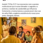 Lázaro Ramos Instagram - É a Bahia! Ó Paí, Ó 2 estreiou e já está mostrando para o que veio, feliz em saber que vocês estão gostando e se divertindo tanto quanto a gente gravando e apresentando essa obra para vocês. E gente, só se passaram 15 anos do primeiro filme, tá? Rs mas espero chegar assim nos 60. 😂 Sextou, meu povo! Bora pros cinemas.
