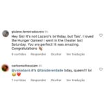 Lázaro Ramos Instagram - Amei Viola me dando parabéns no dia errado, hoje é o dia de Tais e ela ME parabenizou. Penso que ela mandou o meu agora, que também é em novembro 😂 Tá valendo porque é chique demais, mesmo com 24 dias de atraso! rsrsrsrsrsrsrs Ou será que mudo minha data de aniversário? Rsrsrsrw