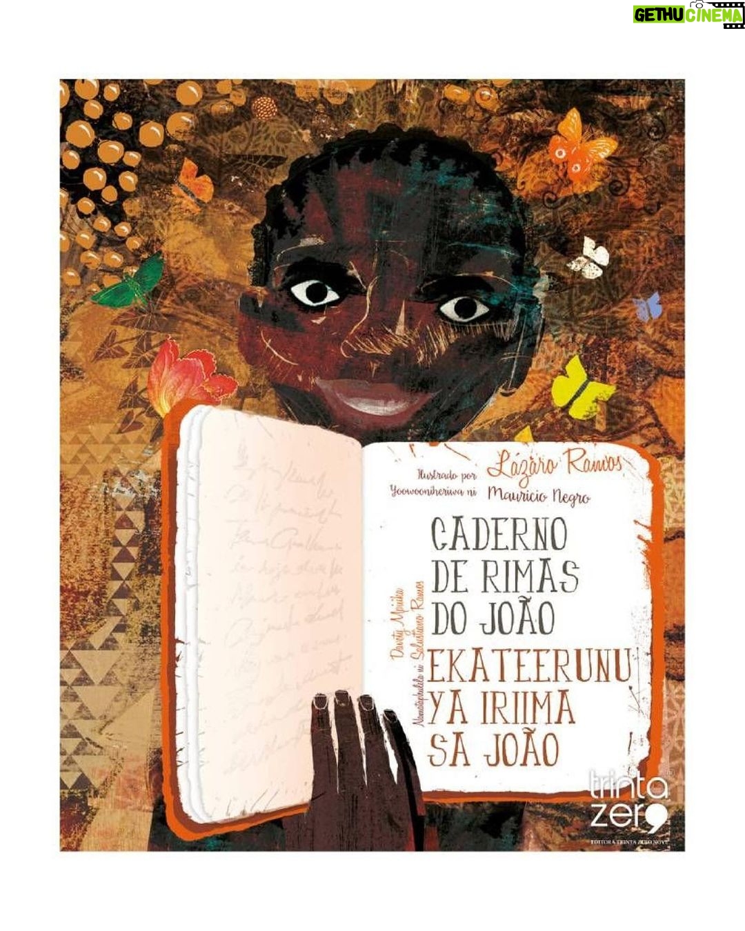 Lázaro Ramos Instagram - Sabe aquelas boas conquistas da vida? Essa é uma delas. Estou feliz em anunciar que dois livros que eu escrevi, Caderno Sem Rimas da Maria e Caderno de Rimas do João estão entre os semifinalistas do Prêmio Jabuti 65, na categoria ‘Livro Brasileiro Publicado no Exterior’. Que na tradução ficam: Ekateerunu Yohiriima Ya Maria e Ekateerunu Ya hiriima Sa João. Não poderia estar mais feliz e honrado por essa indicação, ainda mais se tratando desses dois livros que tenho tanto carinho. 🥹❤️ Agradeço a @pallaseditora pela distribuição no Brasil, a @editoratrintazeronove pela distribuição em África e @mauricionegro_designstudio pelas belíssimas ilustrações que ajudaram a minha história a ganhar vida. OBRIGADOOOOO! Parabéns a todos os indicados. To todo bobinho e não to sabendo disfarçar rsrsrs