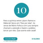 Lázaro Ramos Instagram - Amores, que delícia tem sido viver esse casal tão divertido e maravilhoso como Lara e Mário e trabalhar com quem a gente tem tanto carinho, amizade e admiração. Melhor ainda é sentir o carinho de todos os nossos fãs que torcem por esses dois. Obrigada @amoramautner @therezafalcao e @ale_marson por tanto. Ah, e fiquem de olho porque vem mais cenas eletrizantes por aí. ❤️