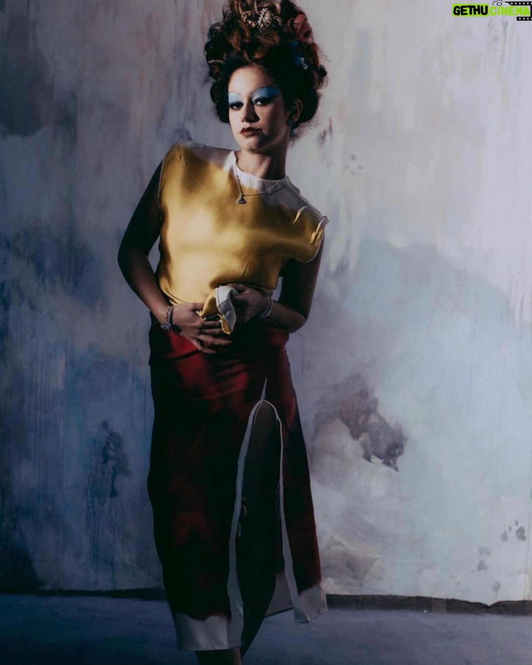 Léna Mahfouf Instagram - 2023 unposted: did the @numero_netherlands cover 🎀 wearing @schiaparelli !!!! photographer LARA DENOVA @denova2.0
creative & fashion direction JULIEN VASSEL @julienvassel_
assistant NICOLAS RUBIO @_nicolasrubio
make-up YORIKO FUJTA @yoriko_fujita
hair GOR DURYAN @gorgeousduryan & FATOU @fatoudidmyhair
nails NAFISSA DJABI @nafissadjabi
set designer ALICE JACOBS @a_vaj represented by @vvorldplus
producer JORDAN DOUCET @jordandctagain
fashion assistants ELISE NADAUX & ARINA KUCHEIEVA @phokzr @inbloominlove
editor TIMOTEJ LETONJA @timiletonja
cover design @arthurroeloffzen