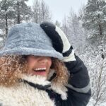 Léna Mahfouf Instagram - mentally i’m here ❄️ Finland