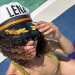 Léna Mahfouf Instagram - un petit bout de Polynésie Française 🇵🇫 ( je vous jure que c’est pas un fond vert ) publicité - invitation @tartecosmetics Bora-Bora, Polynésie Française