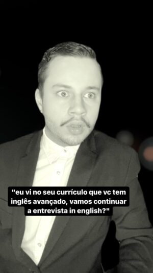 Léo Belmonte Instagram - ele conseguiu desenvolver pelo menos uma frase em inglês? conseguiu o emprego? aguarde os próximos capítulos!