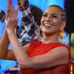 Lívia Andrade Instagram - Registros de felicidade no Domingão ❤️🧡💛 📷 @cjtoskano @xande.levy Stylist @arnojr Acessórios @loolstore Make @cayquecalado Hair @crisafrobraids Look @ammibrazil 👡 @renecaovilla Projac - Central Globo de Producao - Rio de Janeiro