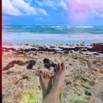 Lívia Andrade Instagram - 💙MAR 🌊 #tulum #mexico #ocean