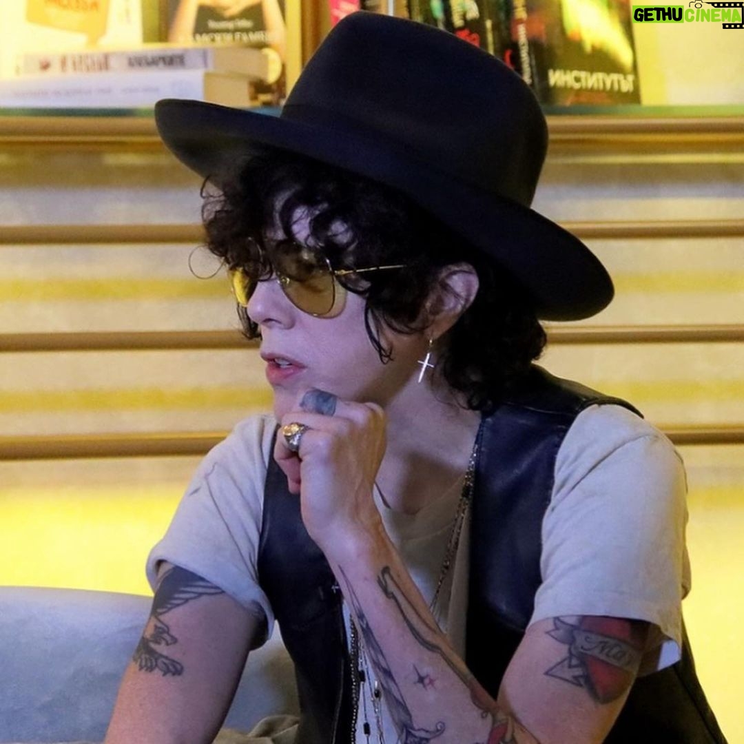 LP Instagram - Intense interview faces and an incredible show. Thank you again so much @francofoliesdebulgarie and Plovdiv, Bulgaria for a beautiful experience to end this leg of the European summer festival tour . See you in a couple weeks ππ»β€οΈ