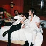 LP Instagram - So honored to sing on my friends @palayeroyale ‘s new song #lineitup !! Please check it out !! I loved it from the second I heard it !! Thank you guys!! ❤️🙏🏻🖤 Los Angeles, California