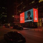 LP Instagram - Thank you @spotify for the cover of New Music Friday in Russia & Ukraine! So honored to be on Billboards in Moscow & Kyiv! 📸 by @ryanjayphoto