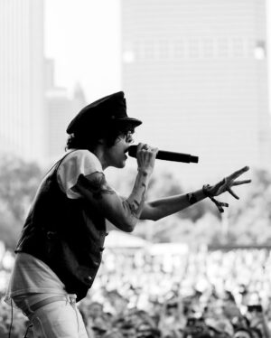 LP Instagram - Thank you to the talented @ashleyosborn for taking these amazing pics at @lollapalooza and for shooting my @spinmag cover!! 

Surreal to be back on stage - can’t wait for more! Tickets for all upcoming shows at iamlp.com/tour