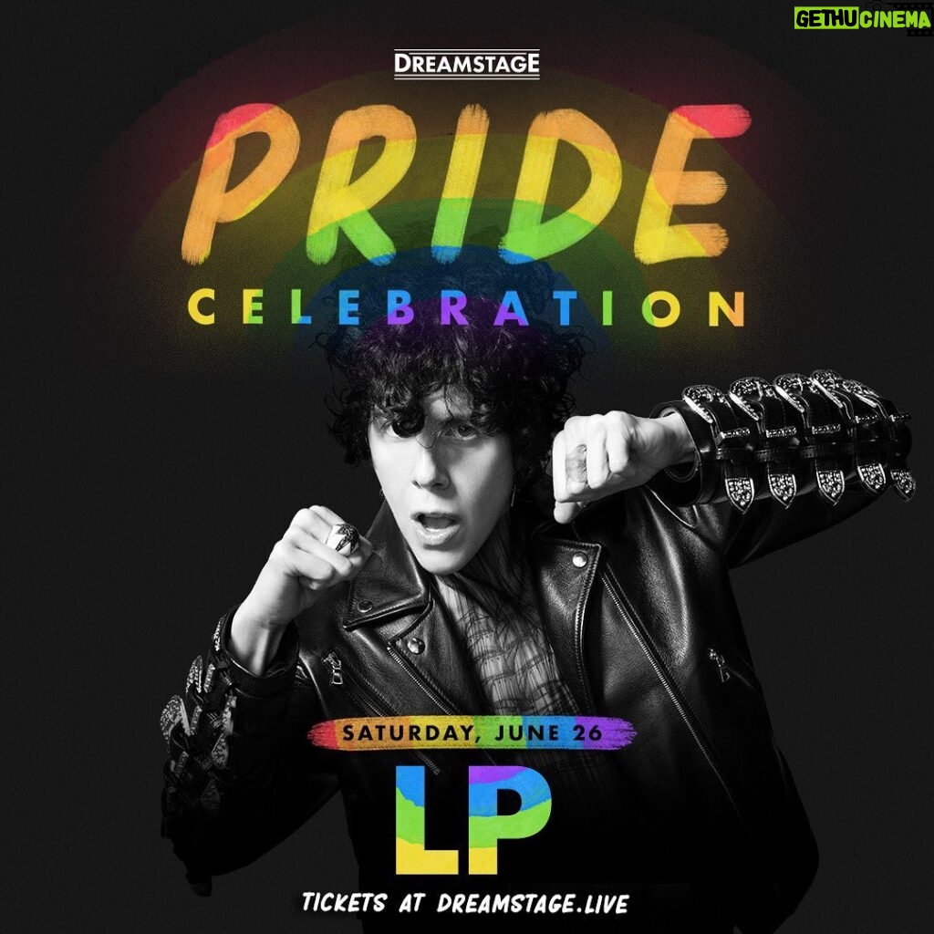 LP Instagram - Join me and @dreamstagelive on June 26th to celebrate Pride!! Tickets on sale now.