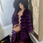 La Love The Boss Instagram - What’s better Me or the Mink?? 😈 Mink: @danielsleather Styled By: @looksbylunden Birthday Vibes