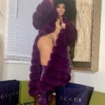 La Love The Boss Instagram - What’s better Me or the Mink?? 😈 Mink: @danielsleather Styled By: @looksbylunden Birthday Vibes