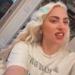Lady Gaga Instagram - ALL DRESSED UP JUST TO SPILL COFFEE ON MY T-SHIRT 🤣