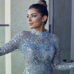 Laila Ahmed Zaher Instagram - 💎 Stylist: @mayajules Dress: @michael5inco Hair: @malaksamy_1 @alsagheersalons Makeup : @nehal_khalil_makeup_artist Photography by the talented: @hatefstudio