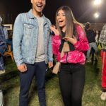 Laila Ahmed Zaher Instagram - Kol sana wenta tayb w gada3 w nafsytak helwa dayman ya amourr, yarab dayman tfdal nag7 w mahbob mn kol el nas kda msa i love you so much ya agmal w alaz wahd fel donia❤️❤️❤️❤️❤️❤️❤️❤️❤️❤️❤️❤️❤️❤️❤️❤️❤️❤️ و لو هتسألني ليه دراعي مقصوص فا احب افكرك ان فرح اللي مصورا الصورة 😅🤓