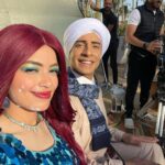 Laila Ahmed Zaher Instagram - Kol sana wenta tayb w gada3 w nafsytak helwa dayman ya amourr, yarab dayman tfdal nag7 w mahbob mn kol el nas kda msa i love you so much ya agmal w alaz wahd fel donia❤️❤️❤️❤️❤️❤️❤️❤️❤️❤️❤️❤️❤️❤️❤️❤️❤️❤️ و لو هتسألني ليه دراعي مقصوص فا احب افكرك ان فرح اللي مصورا الصورة 😅🤓