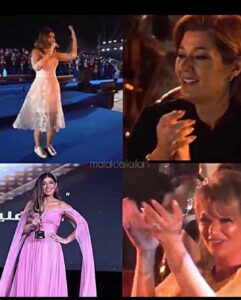 Laila Ahmed Zaher Instagram - Kol sana wenty mummy soghanana w amar w supportive w sadekty el sadoka w kol haga helwa fel donia di kolaha hya enty wallahi mamtyyy ❤️❤️❤️❤️❤️❤️ Happiest birthday to our source of happiness and our everything i love you QUEEN🤍👸🏼🤍