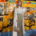 Laila Ahmed Zaher Instagram - From @__mamzi__ ‘s new collection launch✨ Congratulations my love u did a great job 🤗❤️ @mariamabdelghany Full outfit: @__mamzi__