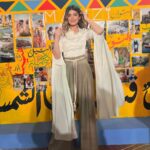 Laila Ahmed Zaher Instagram - From @__mamzi__ ‘s new collection launch✨ Congratulations my love u did a great job 🤗❤️ @mariamabdelghany Full outfit: @__mamzi__