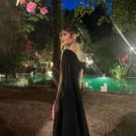Laila Ahmed Zaher Instagram - Black always wins 🖤 Dress: @ateliermamzi Makeup: @dinaelkasheff Stylist: @mayajules Hair: @alfredandmina Jewelry: @iramjewelry_