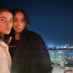 Laila Ahmed Zaher Instagram - My soul sister ❤️👭🏼 Love you manoushat🥪😅❤️