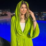Laila Ahmed Zaher Instagram - Ramadan nights ft. @iramjewelry_ ✨🌙 Jumpsuit: @norhanelshouradesigns Bag: @treasure_box_by_rashmaa
