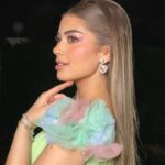 Laila Ahmed Zaher Instagram - Princess moment for beautiful @lailaazaherr11 🌷 Hair @alfredandmina #duhasmakeup