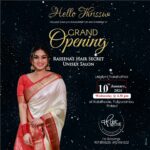 Lakshmi Nakshathra Instagram - Hello Thrissur ❤️ Welcoming you all for the Grand Opening of @raseenas_hairsecret , Tomorrow @ 4.30 , Kalathode , Thrissur 🤗
