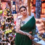 Lakshmi Nakshathra Instagram - “All is calm, all is bright.”💫 It’s Christmas ❤️ 📸. @jinishphotogenic Outfit @aura_by_stini Muah @mukeshmuralimakeover Styling @stini__francis