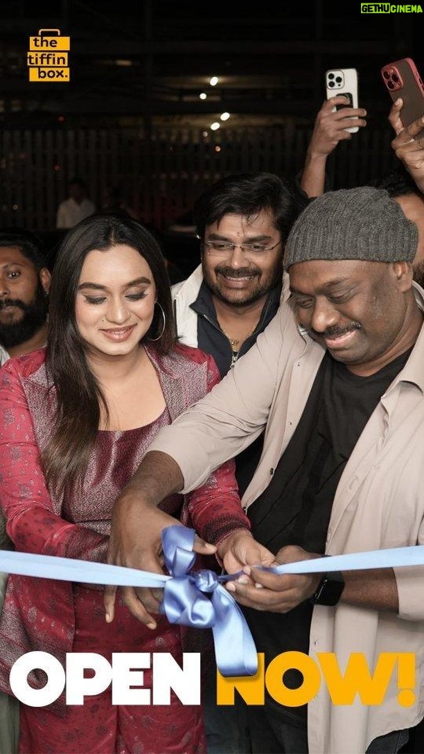 Lakshmi Nakshathra Instagram - Gratitude served with a side of joy! Thank you @jassiegift___official @lakshmi_nakshathra @ravisankarsinger , for gracing our restaurant's inauguration with your presence. Your support adds a special flavor to our grand opening! 🌟🍽️ #ThankYou #CelebrationContinues