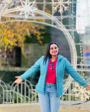 Lakshmi Nakshathra Instagram - UK  is just so pret-tea 😉 😍 

📸. @aljin_aj