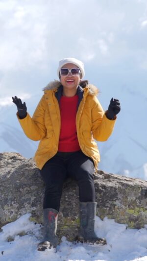 Lakshmi Nakshathra Instagram - Thank You @zahra__tours ❤️, One of the best travel partners to show me around the amazing beauty of #Kashmir, the Paradise on Earth. Your hospitality and your warmth is truly amazing and astonishing.🤗❤️