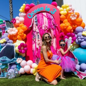 Lala Kent Instagram - Ocean’s Birthday party was lit. Thank you to all of our friends and family for coming out to celebrate our baby. We are so grateful for you all! 

📸
@jessicaczarneckicreative 

Design + styling:
@picnic_and_petal

Balloon installation:
@mneventsco

Bounce house:
@whatsbouncing

Acrylics:
@atomickraftworks

Partyware:
@shopprettyday

Custom sunglasses:
@estherbrophoenix

Custom Cake topper:
@mollyschicboutique

Custom Cake:
@thegateauxshoppe_

Custom sugar cookies:
@_bakedbyang

Custom macarons:
@boymama_bakes

Event assistant/stylist:
@ro_juarez

Rentals:
@kickbackrentals_805 

Vinyl decals:
@carlson_creations