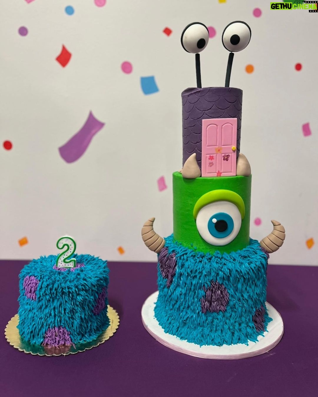 Lala Kent Instagram - I wouldn’t have nothin’ if I didn’t have youuu! Ocean’s Monsters Inc. birthday party was everything and more. Thank you to all of our close friends and family for coming to celebrate my sweet girl! I’m holding it together since she isn’t 2 quite yet… but I will be a wreck on the 15th. It’s going by way too fast 🥹 Balloon installation + custom rentals: @mneventsco Birthday cakes: @thegateauxshoppe_ Candy party favors: @candymommas Special thank you: @picnic_and_petal