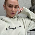 Lala Kent Instagram - Your new hoodies are ready. Let me break it down for you. I had a name tattooed on my arm, and changed it to brand new. The point of that was to take the power away from something and give it new power. I didn’t need to cover it completely. It was never powerful enough to do that. But the new me is powerful enough to take away any significance in that name. Brand new, baby. ShopLalaKent.com