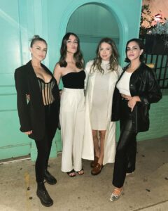 Lala Kent Instagram - They talked about heavy flows and leaky tits while I sipped on Pinot Noir. #momfriends West Hollywood, California
