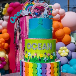 Lala Kent Instagram - Ocean’s Birthday party was lit. Thank you to all of our friends and family for coming out to celebrate our baby. We are so grateful for you all! 

📸
@jessicaczarneckicreative 

Design + styling:
@picnic_and_petal

Balloon installation:
@mneventsco

Bounce house:
@whatsbouncing

Acrylics:
@atomickraftworks

Partyware:
@shopprettyday

Custom sunglasses:
@estherbrophoenix

Custom Cake topper:
@mollyschicboutique

Custom Cake:
@thegateauxshoppe_

Custom sugar cookies:
@_bakedbyang

Custom macarons:
@boymama_bakes

Event assistant/stylist:
@ro_juarez

Rentals:
@kickbackrentals_805 

Vinyl decals:
@carlson_creations