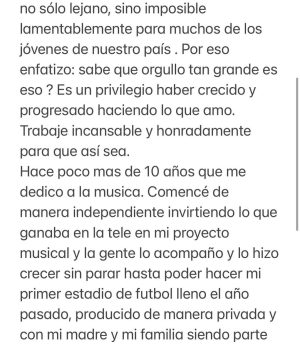 Lali Espósito Instagram - @javiermilei 

Gracias por el cariño a todos♥️🇦🇷♥️