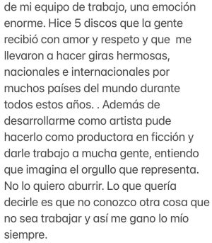 Lali Espósito Instagram - @javiermilei 

Gracias por el cariño a todos♥️🇦🇷♥️
