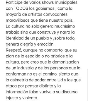 Lali Espósito Instagram - @javiermilei 

Gracias por el cariño a todos♥️🇦🇷♥️